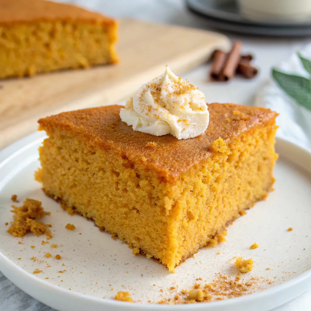 2-Ingredient Pumpkin Cake