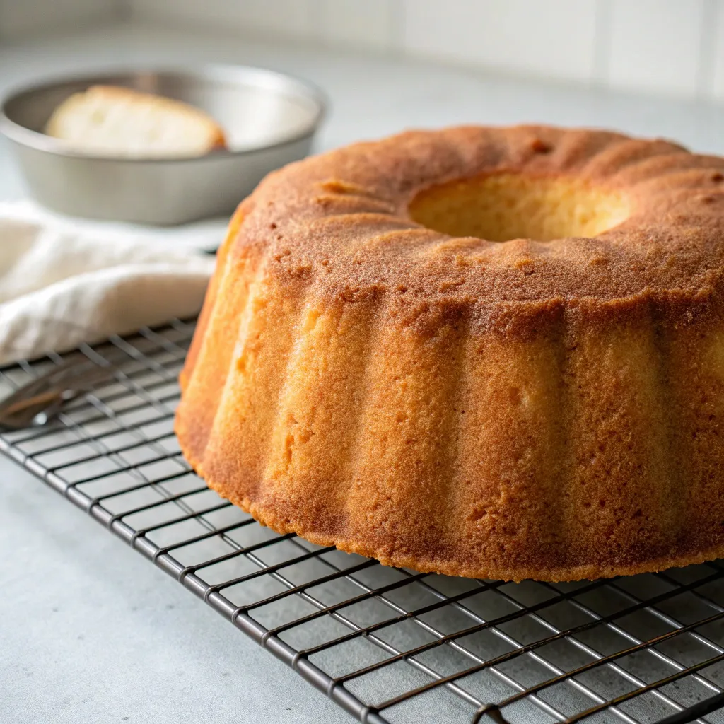 Sour Cream Pound Cake recipe Instructions : Cool & Serve