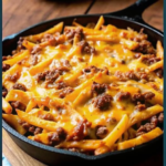 Cheeseburger French Fry Casserole recipe